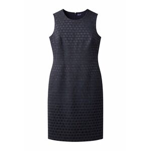 Gap Women Dress Polka Dot Jacquard Cotton Blend Workwear XL